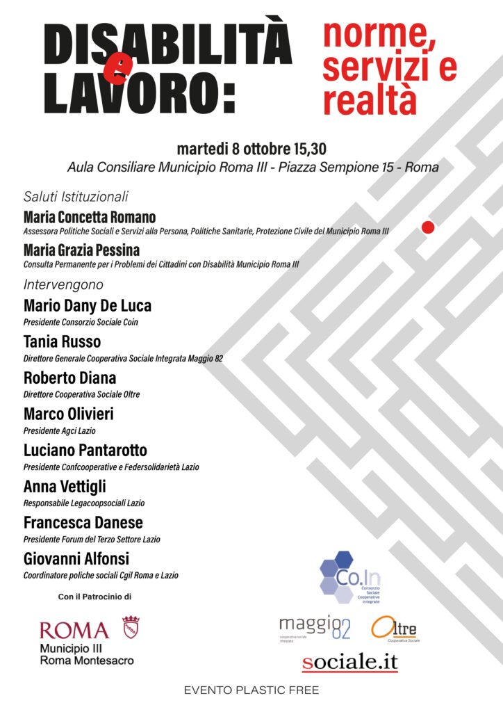 Programma Convegno Disabilità e Lavoro